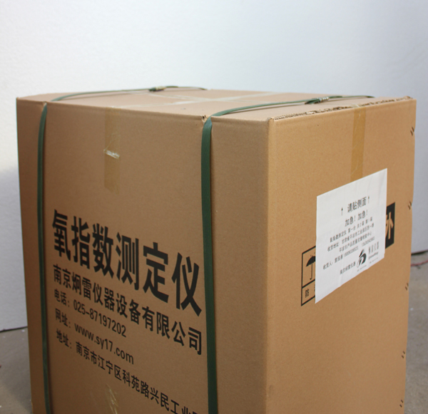  炯雷氧指数测定仪采用特制开模泡沫和定制纸箱包装